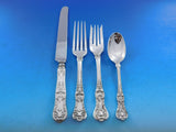 English King by Tiffany & Co Sterling Silver Flatware Set Service 192 pcs Dinner