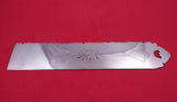 Shiebler Sterling Silver Ruler with Monogram on Reverse 10" 4.6 ozt. Heirloom