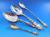Imperial Chrysanthemum Gorham Sterling Silver Flatware Set for 8 Service 168 Pcs