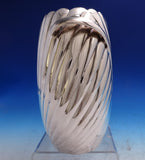 Fratelli Cacchione Modernistic Italian Sterling Silver Vase Two-Handle (#8701)