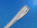 Lap Over Edge Acid Etched by Tiffany Sterling Regular Fork Grape Leaves 7 1/4"