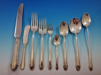 Enchantress by International Sterling Silver Flatware Set 8 Service 80 pieces