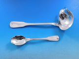 Palladio Fiddle Thread Italy Sterling Silver Flatware Set 140 pcs Dinner Italian