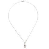 14k Gold Necklace with 1.87ct Genuine Natural Morganite Pendant (#J3760)