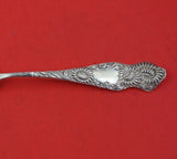 Chrysanthemum by Hamilton and Diesinger Sterling Cold Meat Fork w/Flowers 8 3/4"