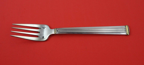 Triade Gold Accent by Christofle Silverplate Salad Fork 4-tine 6 1/2" Flatware
