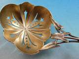 Calla Lily by Whiting Sterling Silver Sugar Sifter Gold Washed 8 3/8"