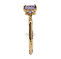 14k Yellow Gold .94ct Genuine Natural Ceylon Blue Sapphire Ring 6.75 (#J7318)