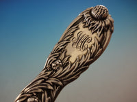 Chrysanthemum by Tiffany and Co Sterling Silver Macaroni Serving Fork 8 1/4"