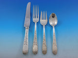 Old Maryland Engraved by Kirk Sterling Silver Flatware Set 142 pcs Mono R