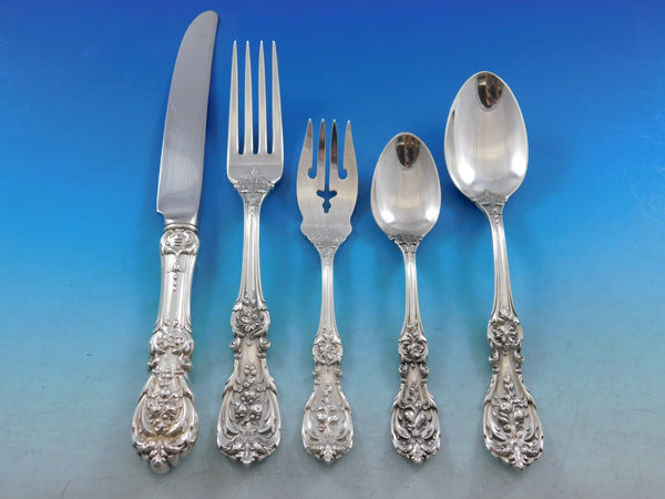Francis I Reed & Barton Old Sterling Silver Flatware Set Service 60 pcs Dinner