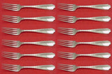 Marquise by Tiffany and Co Sterling Silver Regular Fork Set of 12 pcs 6 3/4"