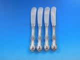 Wild Rose by International Sterling Silver Butter Spreader HH 5 7/8" Set 8 pcs