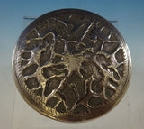 India .800 Silver Box Round with Circling Elephants and Other Animals (#2440)