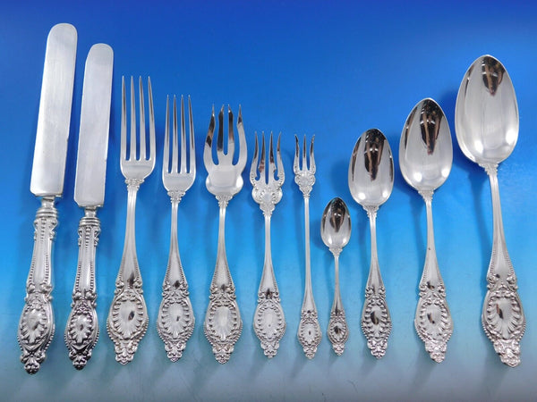 Sappho by Wallace Sterling Silver Flatware Set Service 66 pieces Dinner Rare