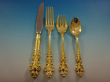 Spanish Baroque Gold by Reed and Barton Sterling Regular Place Setting(s) 4pc