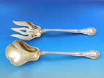 Chantilly by Gorham Sterling Silver Salad Serving Set AS GW 2pc 10 1/4"