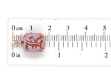 14k Rose Gold Genuine Natural Agate Signet Pendant Initial "K" (#J7586)