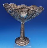 Derby Silver Co Silverplate Centerpiece Bowl Raised #1264 Winged Cherubs (#8490)