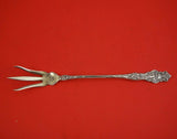 Irian by Wallace Sterling Silver Lettuce Fork w/ Light Gold Wash 8 1/2" Serving