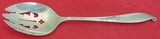 Wishing Star by Wallace Sterling Silver Pierced Serving Spoon Original 8 1/4"