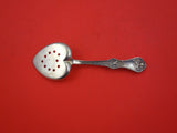 Floral by Baker-Manchester Sterling Silver Nut Spoon heart pierced stars 5 1/4"
