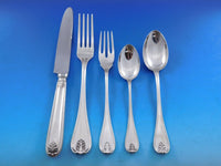 Laura by Buccellati Sterling Silver Flatware Set 12 Service Italy 60 pcs