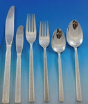 Trilogy by Gorham Sterling Silver Flatware Service for 12 Set 85 pieces