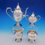 Puritan by Gorham Sterling Silver Coffee Set 4pc Vintage (#3464)