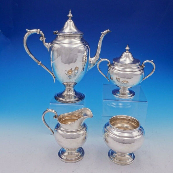 Puritan by Gorham Sterling Silver Coffee Set 4pc Vintage (#3464)