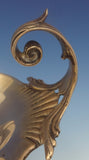 Redlich & Co. Sterling Silver Compote Raised w/Shell 3-D Dolphin #9183 (#0361)