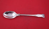 Queens by CJ Vander English Sterling Silver Vegetable Serving Spoon 12 5/8" Huge