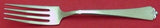 Lotus by Watson-Wallace Sterling Silver Regular Fork 7 3/8" Vintage Flatware
