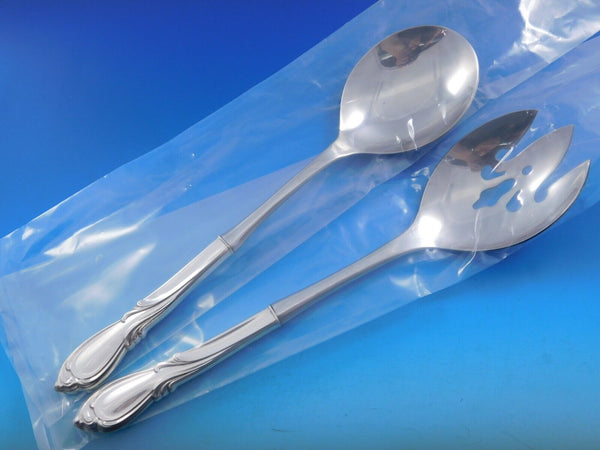 Rhapsody New by International Sterling Salad Serving Set 2pc HHWS Custom Made