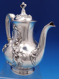 Eton by Wallace Sterling Silver Coffee Pot Large Art Nouveau #1160 8" (#8401)