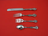Old Orange Blossom by Alvin / Gorham Sterling Silver Regular Place Setting 4pc