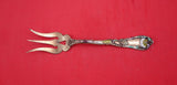 Hanover by Gorham Sterling Silver Beef Fork Vermeil w/ Enamel pierced 6 1/2"