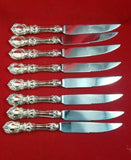 Francis I by Reed & Barton Sterling Silver Steak Knife Set of 8 Custom 8 1/2"