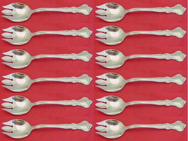 Savannah by Reed and Barton Sterling Silver Ice Cream Fork Set of 12pc Custom 6"