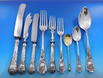 Model #150 by Bruckmann Sohn 800 Silver Flatware Set Service 175 pcs in Orig box