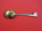 Chrysanthemum by Shiebler Sterling Silver Preserve Spoon GW 6 3/4"