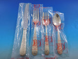 Old Maryland Engraved by Kirk Sterling Silver Flatware Set 12 Service 48 pcs New