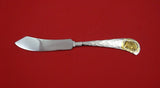 Medallion aka Etruscan by Shiebler Sterling Fish Knife w/golden beaded man 8"