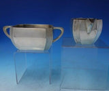 Vincenz Carl Dub Austrian .800 Silver Tea Set 3pc Art Deco Style (#5391)