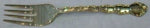 Tara Gold by Reed and Barton Sterling Silver Salad Fork 6 1/2"