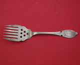 Coin Silver by Various Makers Sardine Fork 6-tine brite-cut mono "Mary" 6 1/4"