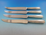 Saint Dunstan by Tiffany & Co. Sterling Steak Knife Set 4pc Texas Sized Custom