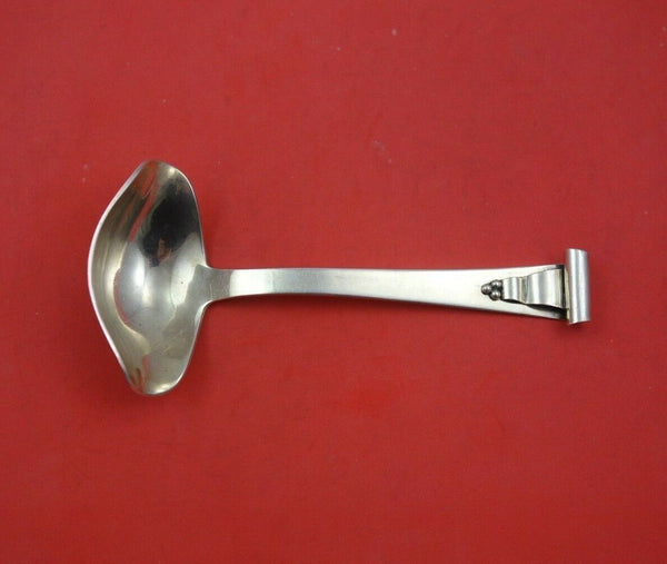 Danish Sterling Silver Gravy Ladle with Double Spout 6 1/2" Serving