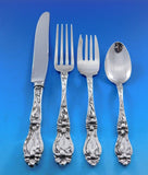 Lily by Frank Whiting Sterling Silver Flatware Set 12 Service 86 pcs K monogram