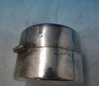 Levi and Salaman English Estate Sterling Silver Box Winged Cherubs Insert #6069